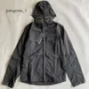 CP Companys Jacket Men's Jackets春と秋のフード付きCP会社マルチポケットレンズ装飾コットンマテリアルメンズCPジャケットカジュアルジッパー薄7438