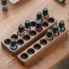 Wooden Oil Display Stand Multifunctional Cosmetic Bottles Perfume Aromatherapy Nail Polish Essential Oils Organizer Rack