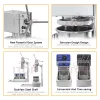 ITOP Manual Churros Making Machine 5l Dough Barrel 4 Nozzles 6l Elektrische Deep Fryer Commercial Heavy Duty Spaanse Churrera Maker