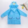 Creative Animal-Shaped Chilrens Raincoats Söt tecknad Student Poncho Baby Raincoat Fashion Simplicity Hushåll Rain Gear 240401