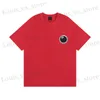 Men's T-Shirts 2024 Ins Brand Mens Designer T Shirts High Strt Billiards Black 8 Planet Print Top Quality 100% Cotton T Loose T Shirt S-XL 4 Colors T240409