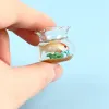 Dollhouse Miniature Glass Pish Tank Bowl Aquarium Doll House Home Ornement Toy