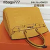 Womens Leather Bk Handbag Bag 35 30 Picotin 18 22 Crocodile Pattern Platinum Advanced Sense Belly High-end Luxury All Manual Yellow Light