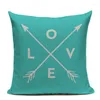 Pillow Animal Love Nordic Cover Black White Geometric House Sofa Seat Minimalist Home Decor Capa De Almofada