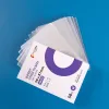 50pcs Slevés de carte transparentes Souchés sur le film de Protector de Photocard sans acide