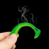 20pcs Fishing Worm Lures Softs Jig Wobblers 5cm 0,7 g Easy Shiner pour basse carpe artificielle Double Couleurs Silicone Silicone