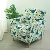 Couvercles de chaise Round Borester absence de coussin long du corps long du corps