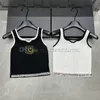 Shiny Rhinestone T -shirt Kvinnor Stickade tankar Topp Summer Snabbtorkning Vest Casual Style Vests