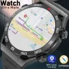 Para Android iOS NFC Smart Watch Men GPS Tracker AMOLED HD Screen Freqüência cardíaca Bluetooth Call IP68 Smartwatch Smartwatch 2024 Novo