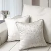 Kudde 2024 45x45cm Luxury Pillowcases Square Cover Soffa Home Decoration Textiles Almofadas Chair Car Pillow Case Decor