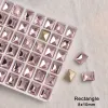 Décorations Bottom Crystal cristal clair Rose mixte Nail Art Art Rignestone Super Flash High Quality K9 Verre 3D Manucure DIY DÉCoration