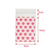 50 stks Plastic Organisator Bag Korea Star Album Fotokaart Verpakkingszakken 8*10 cm Zelfklevende Polybag Pouches Sieraden Opslag