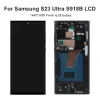 Samsung için AMOLED için Samsung S23 Ultra 5G ekran G918 SM-S918B