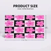 Towel Checkerboard Pattern Of Pink Flowers 40x70cm Face Wash Cloth Brightly Printed Suitable For Beach Wedding Gift