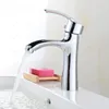 Mutfak muslukları Tüm Bakır Havza Muslukları Washbasin Soğuk ve Karışık Su Valfı Banyo Lavabo Altında Tek Delik
