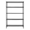 Крюки Hyper Tough 5 Shelf Коммерческий проволочный блок черная емкость 4000 фунтов