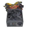 Supplies SENLIFANG 2000W 2400W ATX Mining Power Supply For BTC ETC RVN Rig Ethereum Computer Component Mining Machine Supports 8 GPU