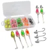 Johncoo 5cm 0.8G T paddle staart shad ajing vissen lokken rotsvis rubber zachte lokken kunstmatige aas bas siliconen vissen forel kunstaas lokken