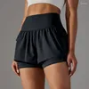 Active Shorts Women Gym Sport Runing Elastic Short Pants With Pockets Tennis Skirts Golf Pantskirt Yoga Running Training