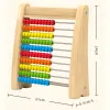 Lägg till Subtrahera Abacus Ten Frame Set Math Counters For Kids Smooth Edges Education Counting Frames Toy for Children Preschool