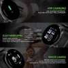 2024 Nouvelle montre intelligente D18s Bracelet de sport multifonctionnel Blood Oxygène Sleep Sleep Survering 1,44 pouces écran