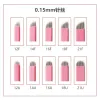 20pcs 0.15mm使い捨てフレックスマイクロブレードタトゥー針ナノ滅菌義眉毛リップサプライマニュアルペンブレード