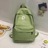 Backpack Daisy Impresso unissex Saco de escola pequena e fofa para adolescentes de lona de lona moda portátil estudante de viagem nylon