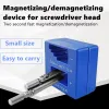 1 datorer Skruvmejselmagnetizer Högkvalitativ magnetisk demagnetizerverktyg Blue Screwdriver Magnetic Pick Up Tool Skruvmejsel