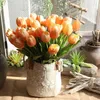 Decorative Flowers Oc'leaf Artificial Flower Multicolored Tulip With Stem For DIY Party Decoration Arrangement Customization Supported