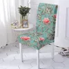 Capas de cadeira Paisley capa de assento floral com estampa elástica de jantar para decoração de banquete de cozinha Protetor criativo 1pc