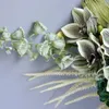 Flores decorativas Boda de bodas nupciales Bouquet forma de cascada en cascada