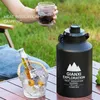 Gianxi Outdoor Thermos z rękami podnoszenia stali nierdzewnej OPula Butelka Butelka Gargecapacity Przenośna woda termiczna 240409