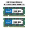 Rams Latumab Memoria RAM DDR2 4GB 8GB 800MHz 667MHz Laptop SODIMM MEMÓRIA PC25300 6400 RAM 200PIN 1.8V Notebook Memory Channel Dual Channel Dual canal