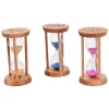 2021 Neu 3 Minuten Holzrahmen Sandglas Sandglas Sanduhr Home Küchen Timer Uhr Dekor Geschenk