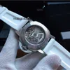 Orologi orologi di lusso di Luxury Orologio per Mens Mechanical Automatic Sapphire Mirror 44mm 13mm Cowhide Watchband Sport Orfacciali da polso S6RV