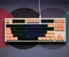 Accessoires Keysland PBT CSA Profiel KeyCaps Mechanisch toetsenbord Dubbel shot Zwart roze XDA GMK -kloon voor Cherry MX -schakelaars Aangepast