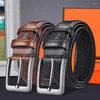 Belts Men's PU Leather Dress Belt Handmade Fashion & Classic Designs For Work Business And Casual