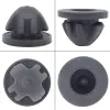 10x bilmotor täcker trim gummi montering grommet buske bulstopp tillbehör för BMW X5 E70 2010 - 2013 F15 F85 2014 - 2018 G05 F95