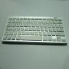 Tangentbord 87 Nyckel Aluminium Metal Bluetooth Wireless White Magic Keyboard Mobile Tablet Accessoarer för surfplatta MacBook Laptop Mobiltelefon