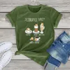 100 хлопковая забавная футболка Corgi Dog Purbby Style Art Unisex Одежда Kawaii Женская рубашка винтаж милые графические футболки девушки 240409