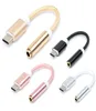 Nylon flätad USB 3.1 Typ C till 3,5 mm O ADAPTER CABLE HEADPHOPHER EARPHOPHER AUX CONVENTOR FÖR SAMSUNG HUAWEI XIAOMI5172377