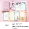 Записные книжки A6 Looseleaf Diary Notebook Kawaii Travel Journal Справочник Spiral A6 Daily Planner Organizer Pink Journal