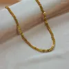 Chains DIEYURO 316L Stainless Steel Gold Color Triangle Necklace For Women Simple Geometric Chain Girls Jewelry Party Gifts Bijoux