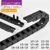 Startnow Semi-Enclosed Plastic Cable Drag Chain Wire Carrier With End Connectors Towline CNC Router Milling Machine Tool Parts