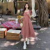 Casual Dresses Women Plaid Dress 2024 Summer Fashion Fan A-Line Short Sleeve Sexy Off Shoulder Party Vestidos Lady Clothing