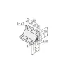 1PC 90 degrés Angle d'angle d'angle d'angle de coin du coin du coin du coin 60 mm 80 mm 100 mm pour 6060 8080 100100 Profil en aluminium