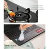 Mini Handy Desktop Keyboard Sweep Dustpan Cleaning Brush Corner Broom Pan Set with Handle Household Cleaning Tool