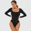 Shapers pour femmes plus taille Bodys en forme de t-shirt slim sans couture