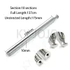 Telescopic Antenna 1.4m SMA BNC TV F Male Flat Inner Universal Connector for FM Radio Remote Control Aerial 1pc