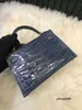 Handväska Crocodile Leather 7A Quality Bag Women Real Wax Stitching DeliveryMXR18Z95